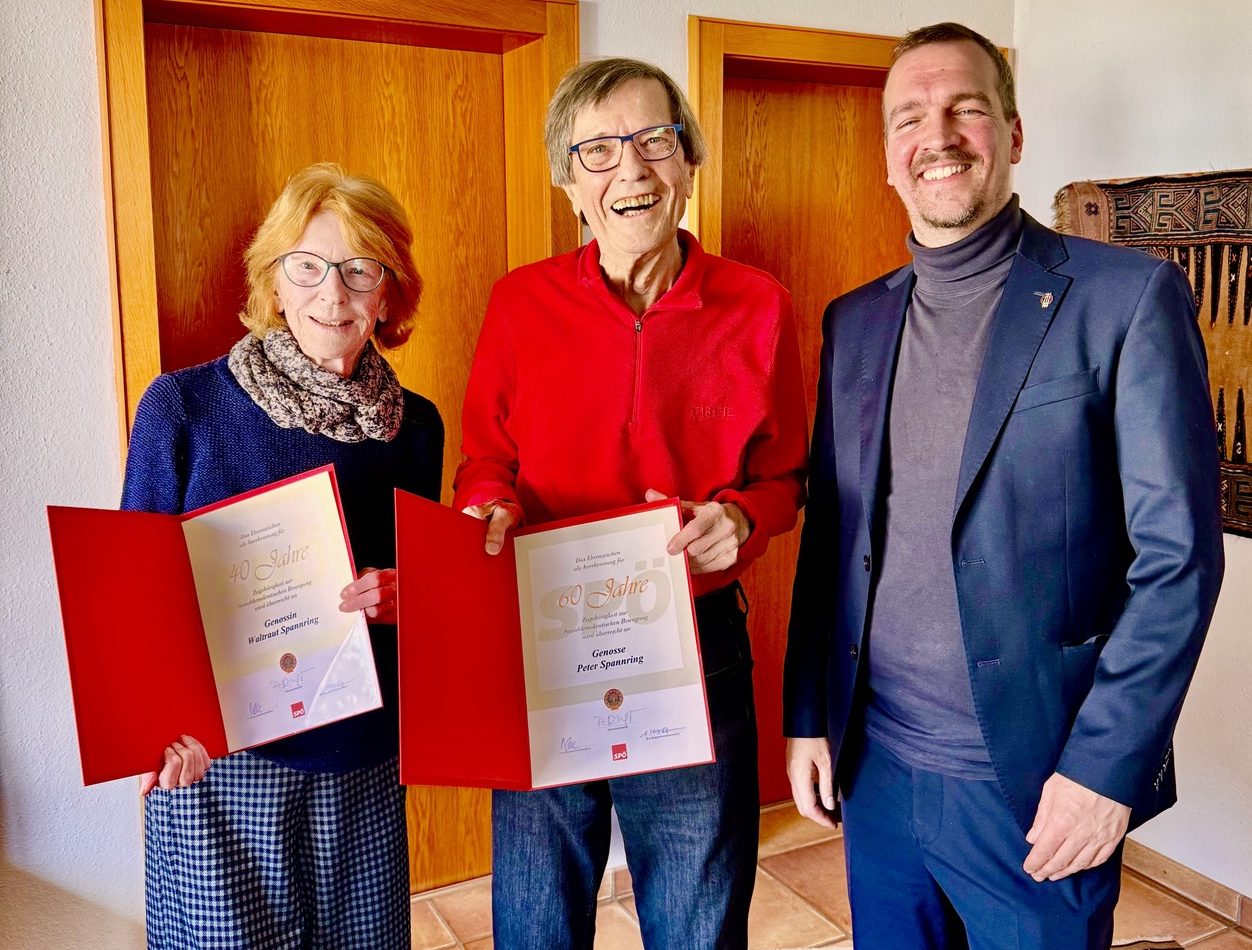 Ehrung zu 60-Jährigen und 40-Jährigen Mitgliedschaft