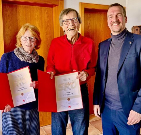 Ehrung zu 60-Jährigen und 40-Jährigen Mitgliedschaft